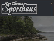 Tablet Screenshot of donthomassporthaus.com